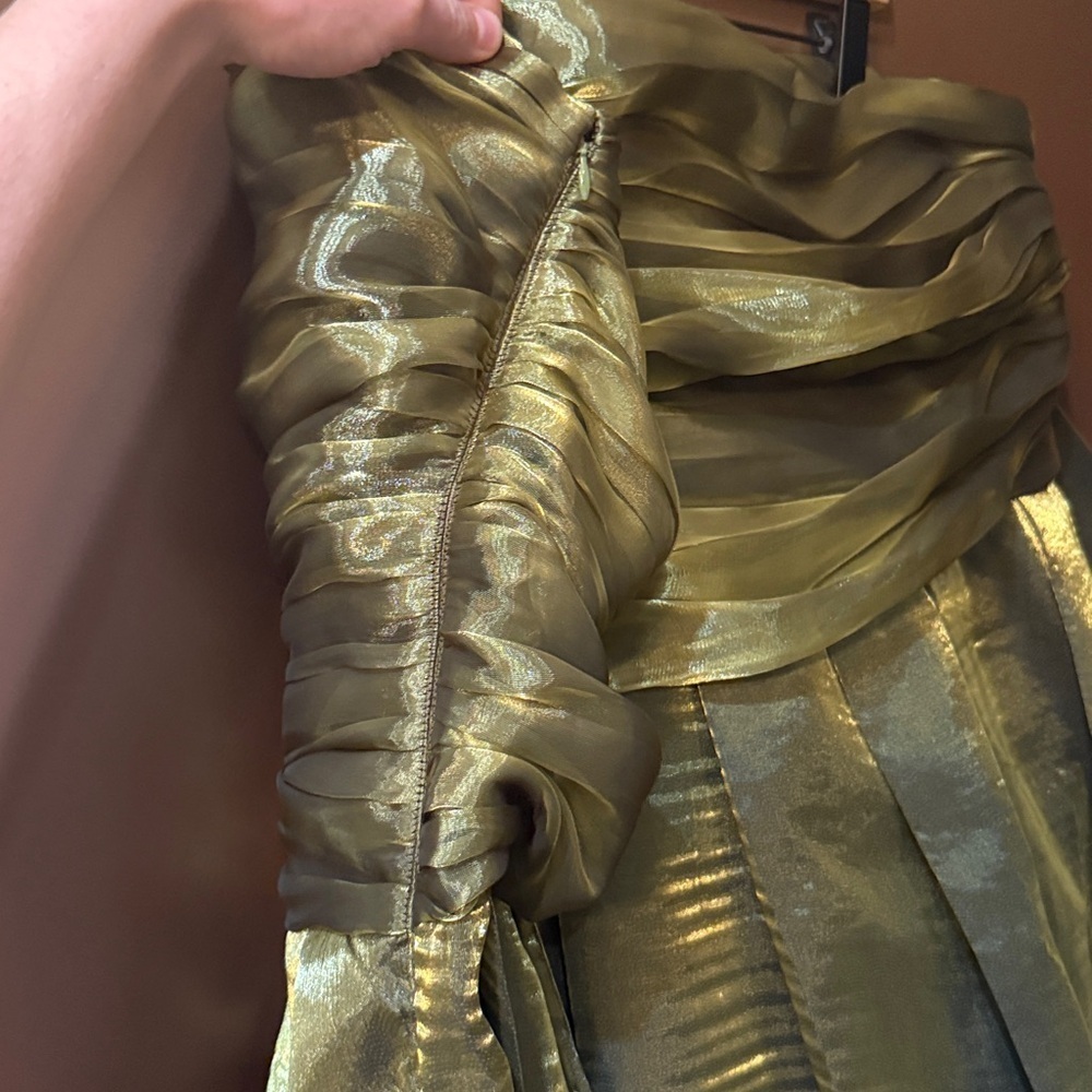 Bhanuni by Jyoti Liquid Metallic Bow Mini Dress - Picture 10 of 10